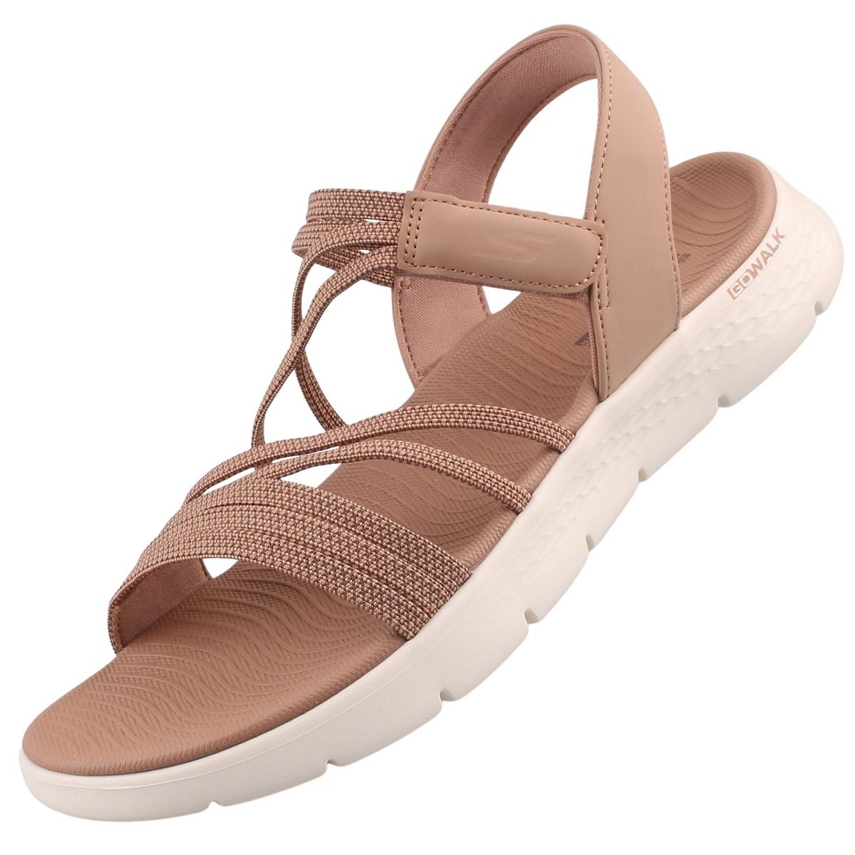 Skechers Go Walk Flex Sandal Emma Damen Sandalen Braun Trendbereich
