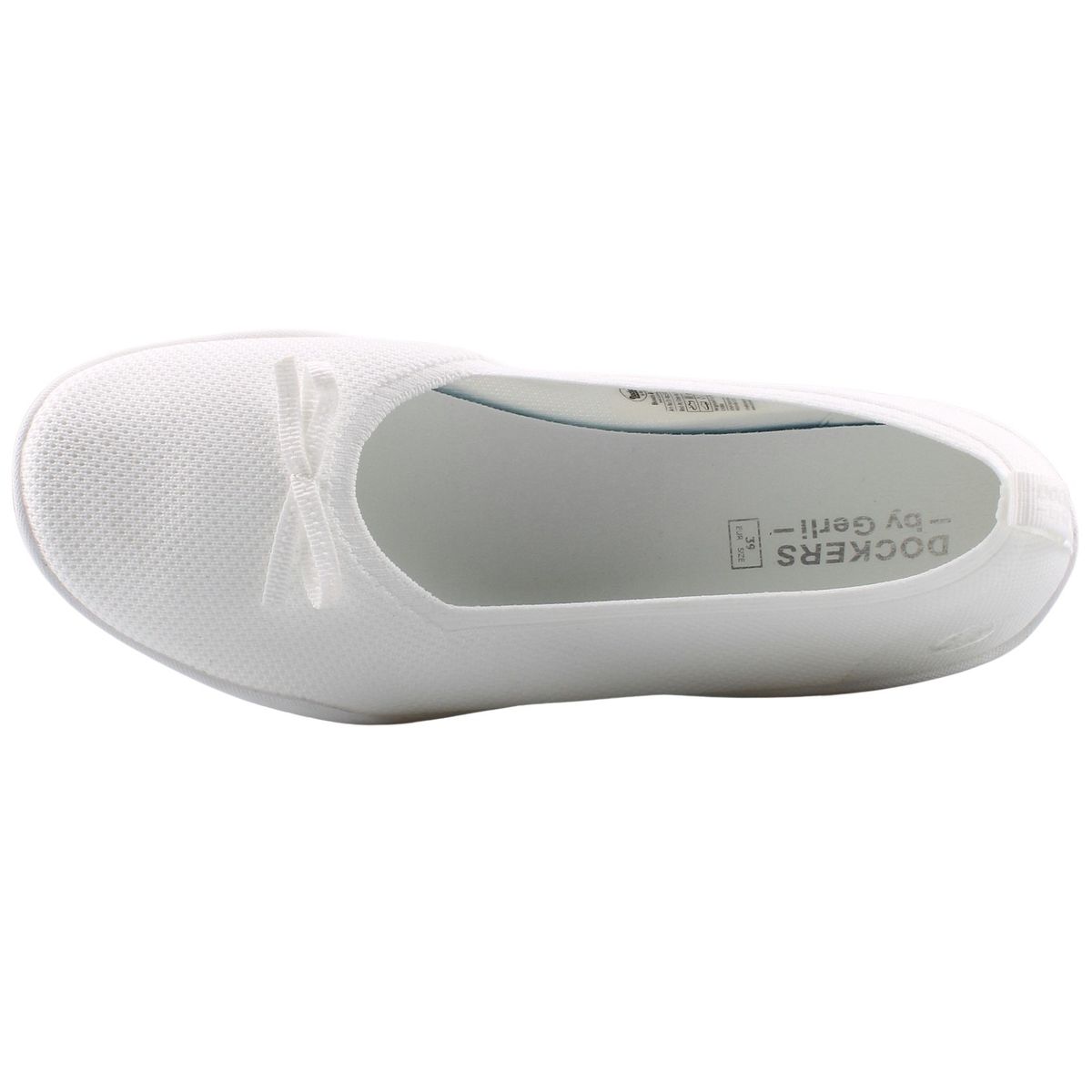 Dockers by Gerli Damen Barfuß-Ballerina Weiß Trendbereich
