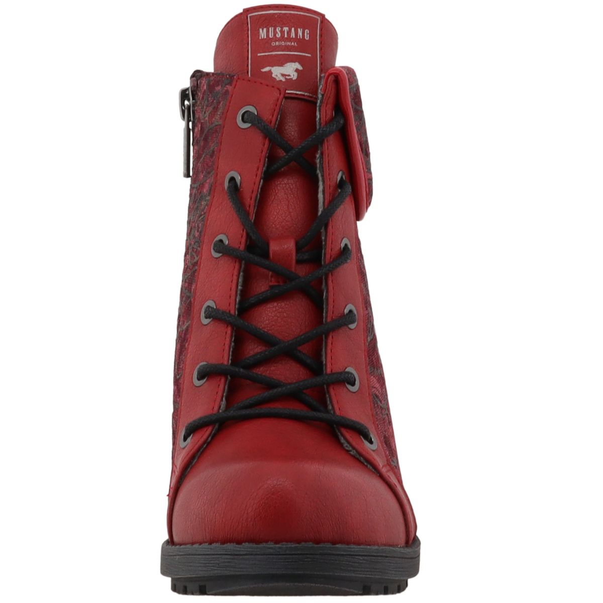 Ankle Boots Mustang Rote Stiefeletten Mustang Damen Stiefelette