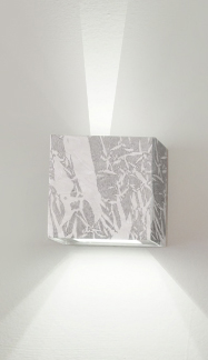 Lampenlux LED Up/Down Wandleuchte Wandlampe Amon breit-schmal Stimmungslicht silber G9 4W Lampenlux LED Up/Down Wandleuchte Wandlampe Amon breit-schmal Stimmungslicht silber G9 4W