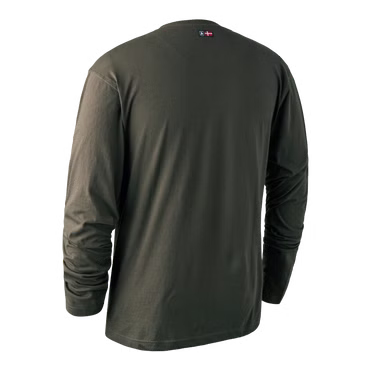 Deerhunter Logo T-Shirt mit langen Ärmeln