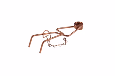 Badische Wühlmausfalle Nr. 233 B aus Stahl mit Kettchen