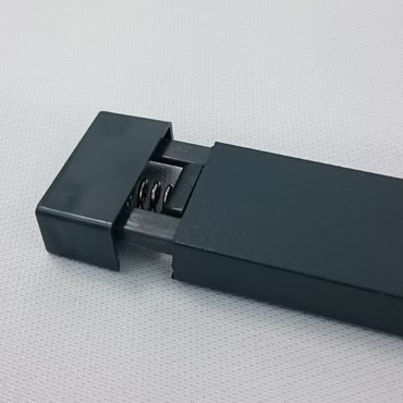 Insektenschutz Klemmvorhang für Türen 100x220cm mit Fiberglas Lamellen, Farbe: Anthrazit