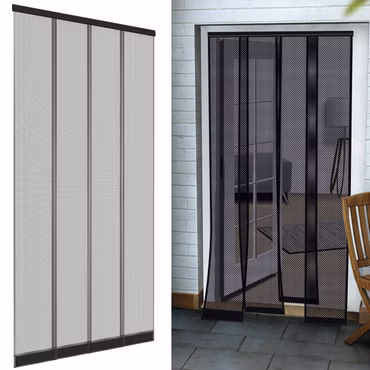 Insektenschutz Lamellenvorhang  für Türen mit Klemmleiste