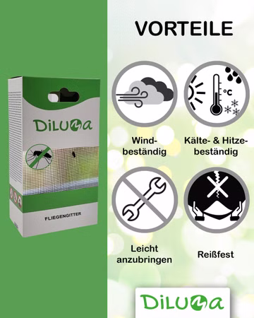 Fliegengitter Aktion 5er Set 130 x 150 cm Weiß eFulfillment