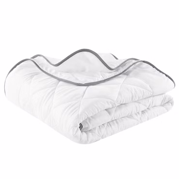 4-Jahreszeiten Bettdecke 155x220 cm - bestehend aus 2 zusammengeknöpften Steppdecken - adaptierbare Decke für Sommer und Winter 