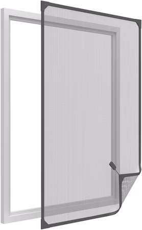IS-A-PVC-Magnetrahmen Fenster, Farbe: Anthrazit, Größe: 100x120 cm