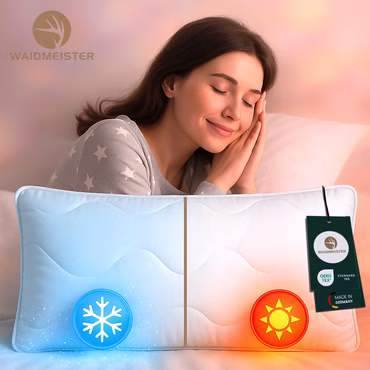 Topcool Waidmeister Kopfkissen 2-in-1 mit Sommer- & Winterseite TopCool, Anzahl: 1