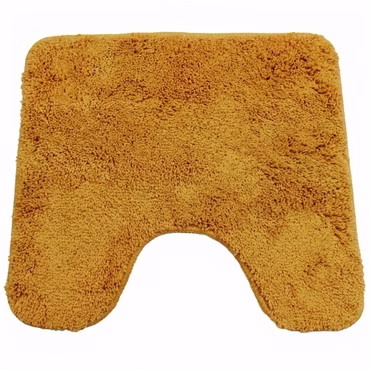 WC Teppich Lasalle 45x50 cm - Badteppich mit Ausschnitt, Farbe: Orange