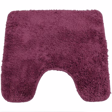 WC Teppich Lasalle 45x50 cm - Badteppich mit Ausschnitt, Farbe: Purple