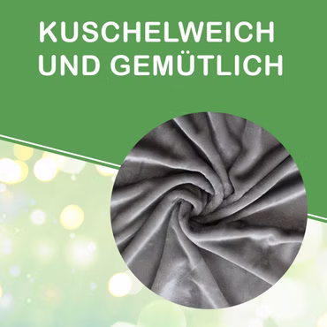 Kuscheldecke mit Ärmeln XXL, Farbe: Silbergrau
