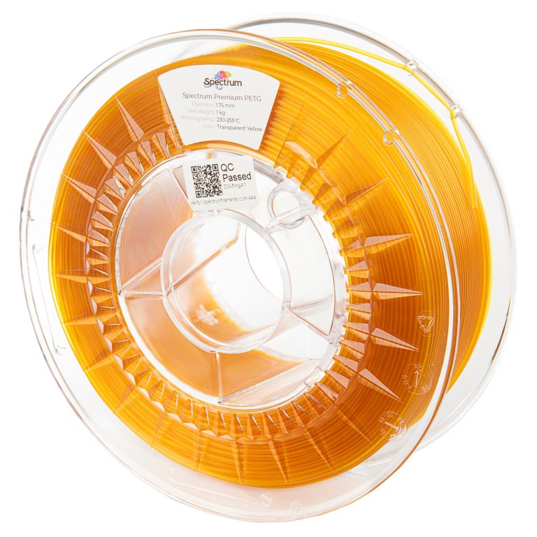 Spectrum Premium PETG transparent gelb