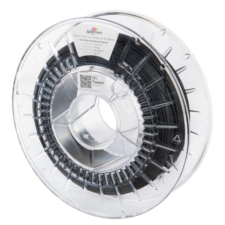 Spectrum PA6 Low Warp GF30 schwarz 500g