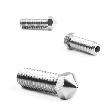 Micro Swiss Plated Wear Resistant High Flow Volcano Compatible 2.85mm Nozzles