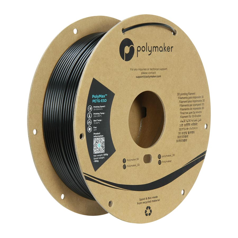 Polymaker PolyMax™ Tough PETG-ESD 2.85mm 500g