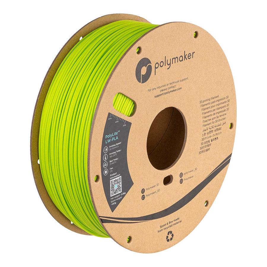 Polymaker PolyLite LW-PLA Bright Green