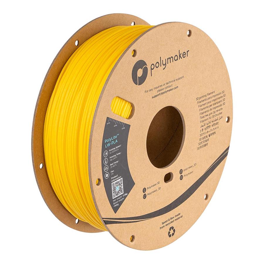 Polymaker PolyLite LW-PLA Bright Yellow