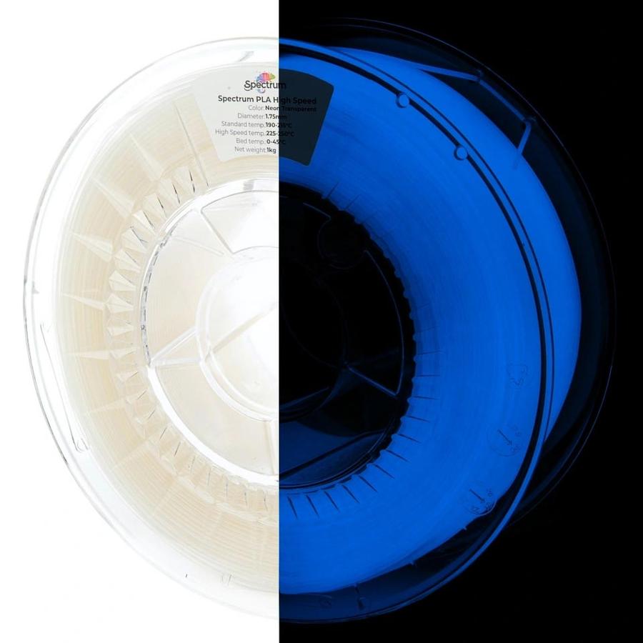 Spectrum PLA Premium High Speed neon transparent uv dark