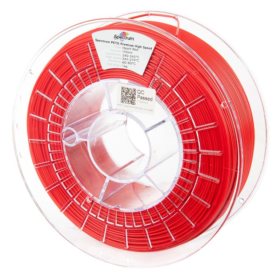 Spectrum PETG Premium High Speed heart red