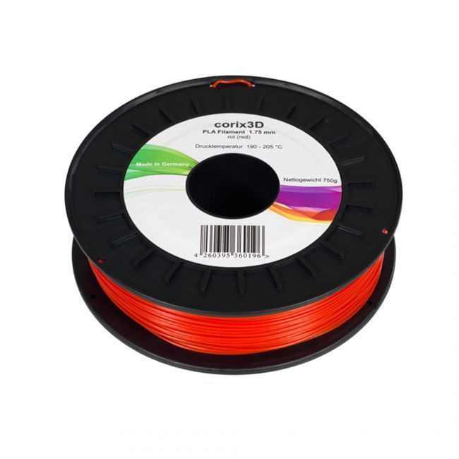 Corix3D PLA Filament 750g, rot, 1.75mm