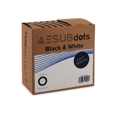 AESUBdots black&white EASY REMOVE