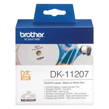 CD/DVD-Etiketten Brother P-Touch DK-11207