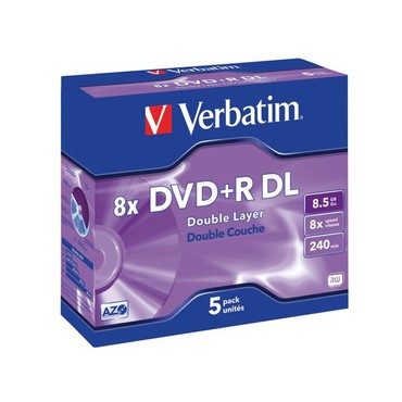 DVD+R Verbatim / 8.5 GB Double Layer
