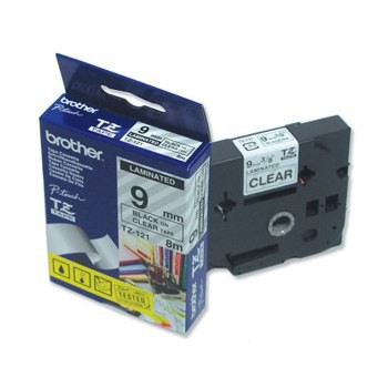 Schriftbandkassette Brother TZ-121 9mm