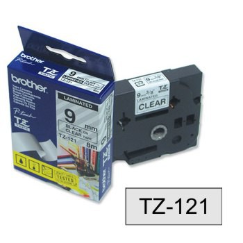 Schriftbandkassette Brother TZ-121 9mm