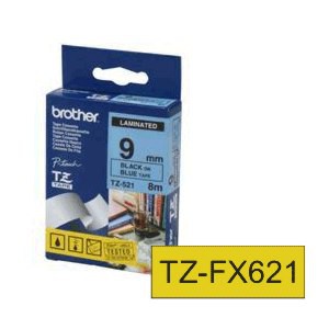 Schriftbandkassette Brother TZ-FX621 9mm