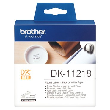 CD/DVD-Etiketten Brother P-Touch DK11218