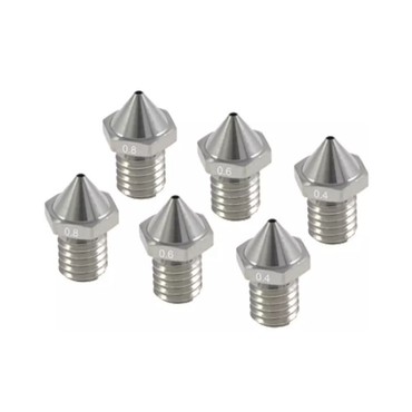 Steel Nozzle Kit für Flashforge Creator 3/4 / Guider 3
