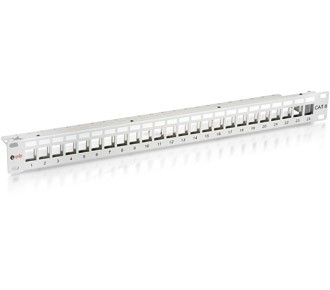Patch Panel / 24-Port für Keystone Jacks