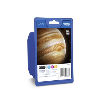 Tintenpatrone Brother LC1240RBWBPDR Rainbow cmy / 600 Seiten