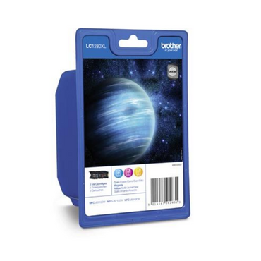 Tintenpatrone Brother LC1280XLRBWBPDR Rainbow cmy / 1200 Seiten