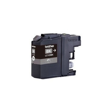 Tintenpatrone Brother LC-123BK schwarz / 600 Seiten
