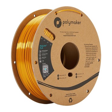 Polymaker PolyLite Silk PLA gold