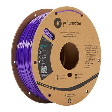 Polymaker PolyLite Silk PLA purple