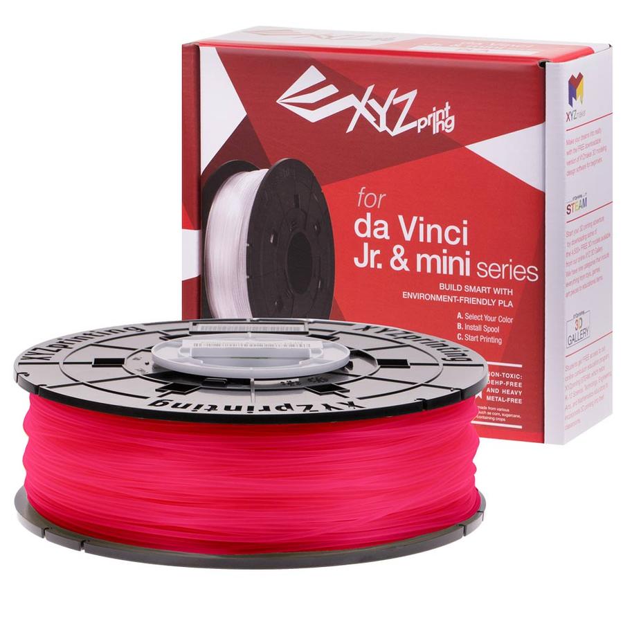 clear red XYZprinting Jr. PLA Filament