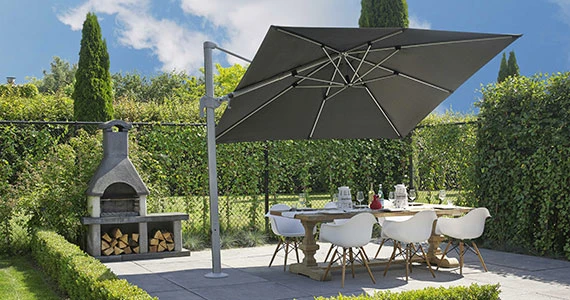 Schirmständer Erdeinbau für Platinum Ampelschirme