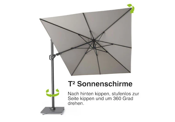 T² Neigung: 2D-Verstellung mit Seiten- und Rückwärtsneigung