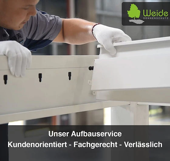 Aufbauservice Pergola Montage