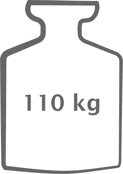 Belastbarkeit 110 KG - Logo - Pegaso Marine.de