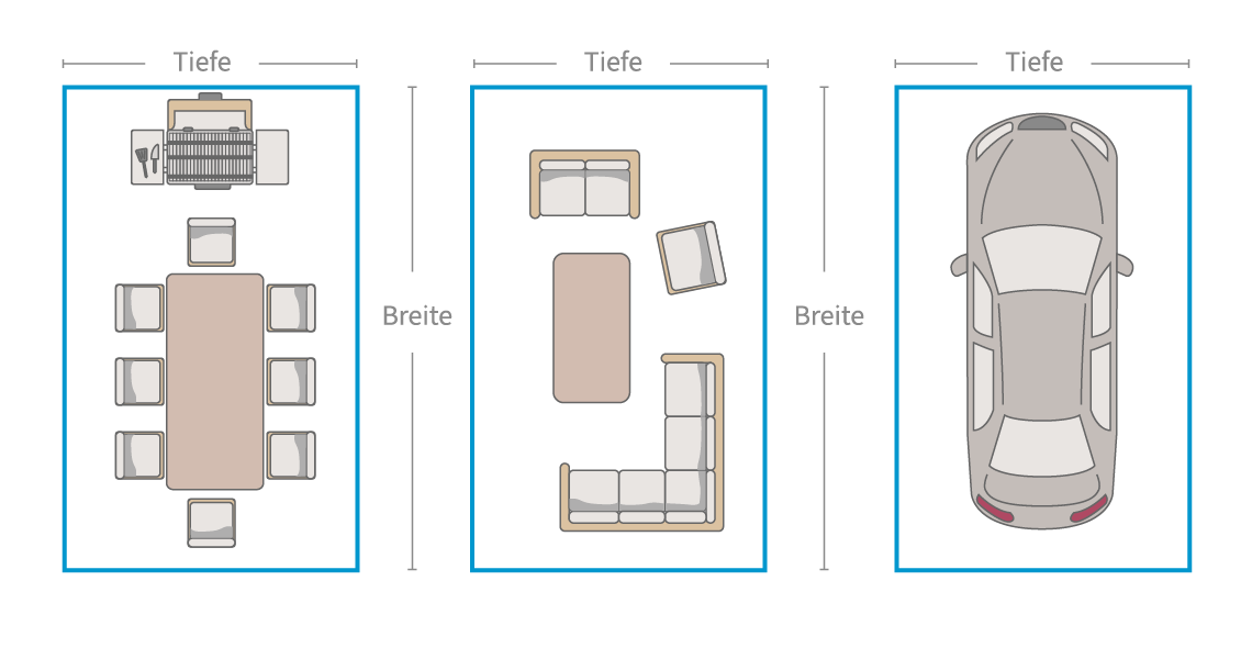 Illustration Anwendungsfall für Pergola