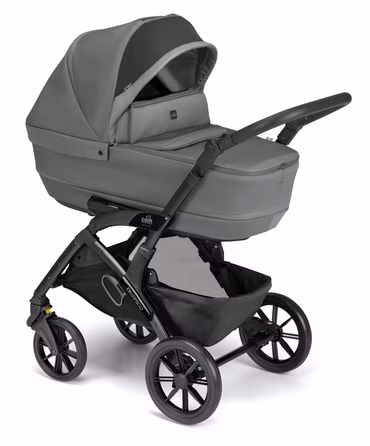 Kinderwagen Dinamico Rover Kombi 3 in 1 | Anthrazit | inkl. Babyschale & Auto-Kindersitz