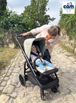 2in1 Kombi-Kinderwagen Modus Duo in modernem italienischem Design – komfortabler Begleiter für Kinder von 0 bis 4 Jahren in grün