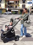 2in1 Kombi-Kinderwagen Modus Duo in modernem italienischem Design – komfortabler Begleiter für Kinder von 0 bis 4 Jahren in grün