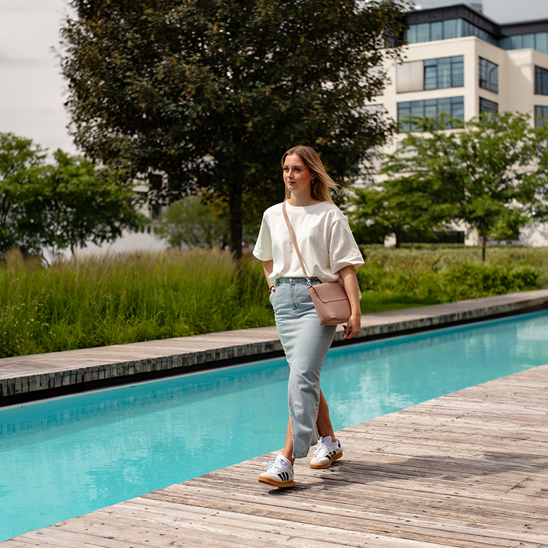 Umhängetasche rosa, Casual Look