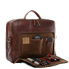 Laptop bag SIMON 15 natural leather brown