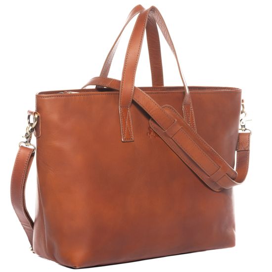 ★OVHEE★ Move Shopper Bag Brown Shopper Bag, Large — Cognac – La Garçonne